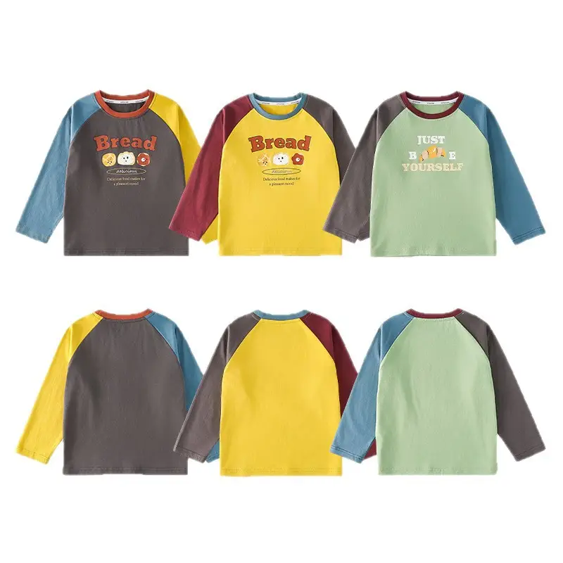 Cotton Long Sleeve T-Shirt for Boys Girls Spring Autumn - Image 8