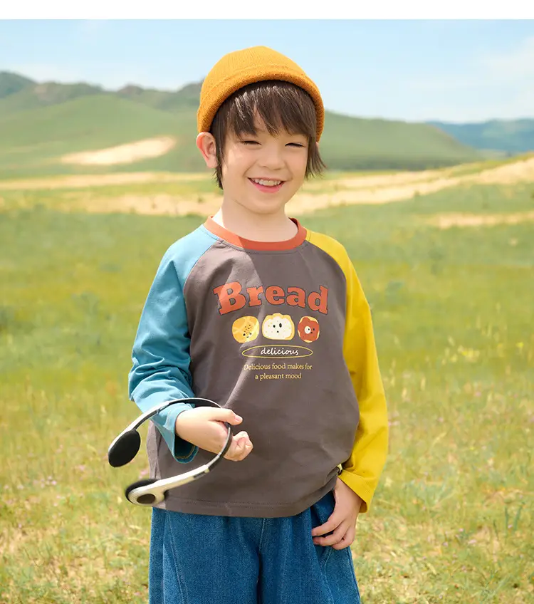 Cotton Long Sleeve T-Shirt for Boys Girls Spring Autumn — feature 20