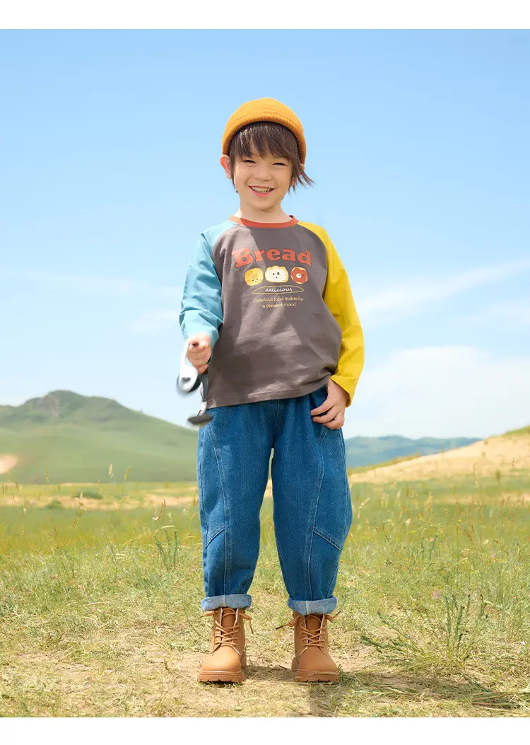 Cotton Long Sleeve T-Shirt for Boys Girls Spring Autumn — feature 21