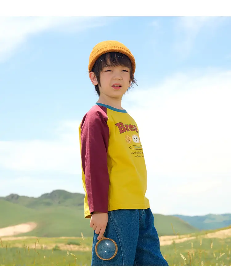 Cotton Long Sleeve T-Shirt for Boys Girls Spring Autumn — feature 23