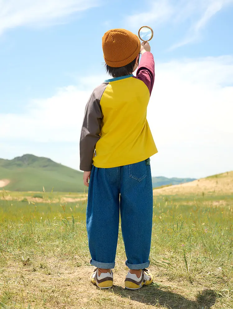 Cotton Long Sleeve T-Shirt for Boys Girls Spring Autumn — feature 24