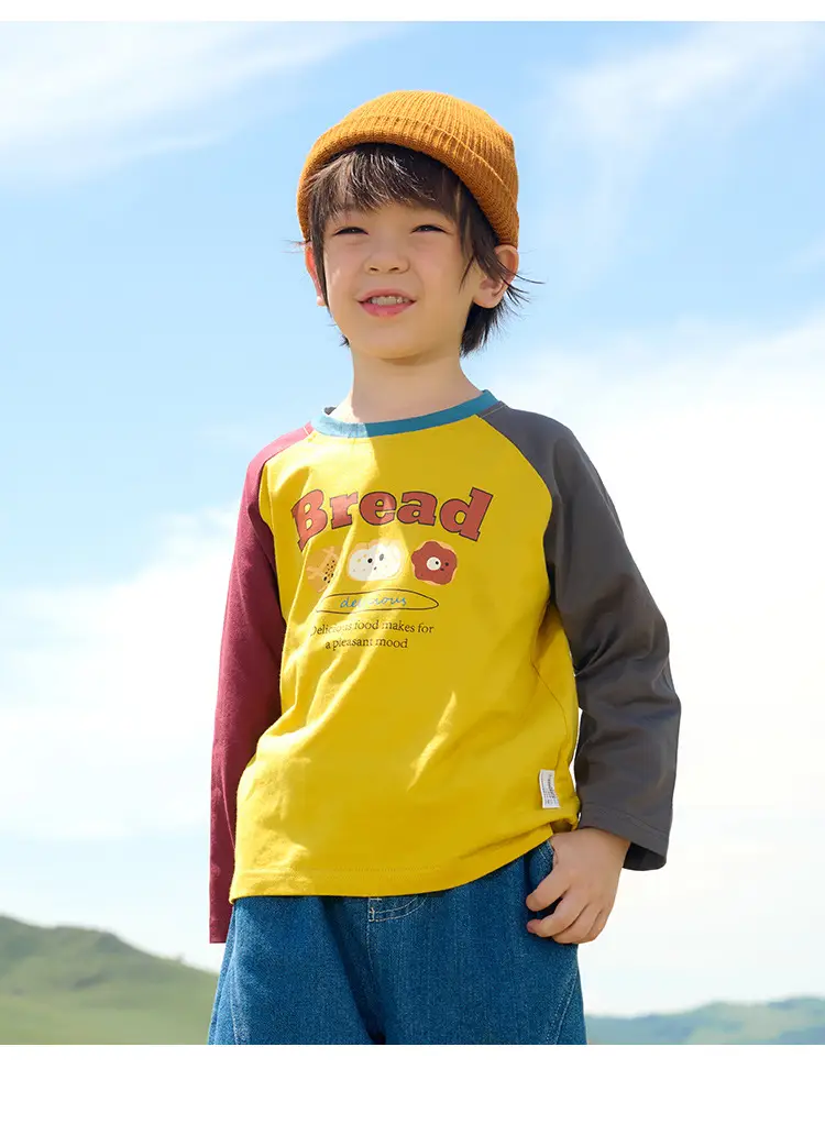 Cotton Long Sleeve T-Shirt for Boys Girls Spring Autumn — feature 25