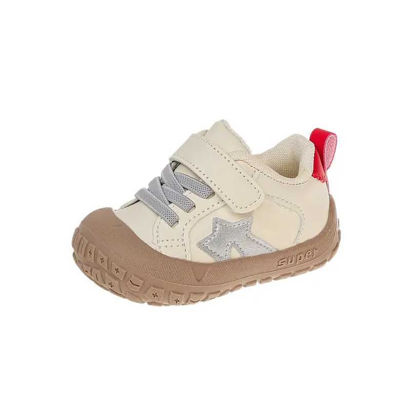 2025 New Sports Shoes Breathable White Shoes for Women 3 Baby Toddler Shoes Spring and Autum 1-2 One Year Old Soft Bottom Baby