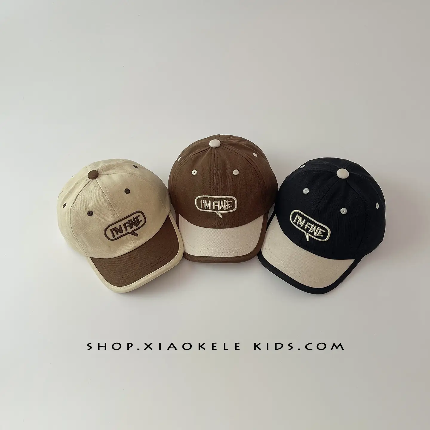 Children's Brown Baseball Cap with "INFINIT" Logo - Image 7