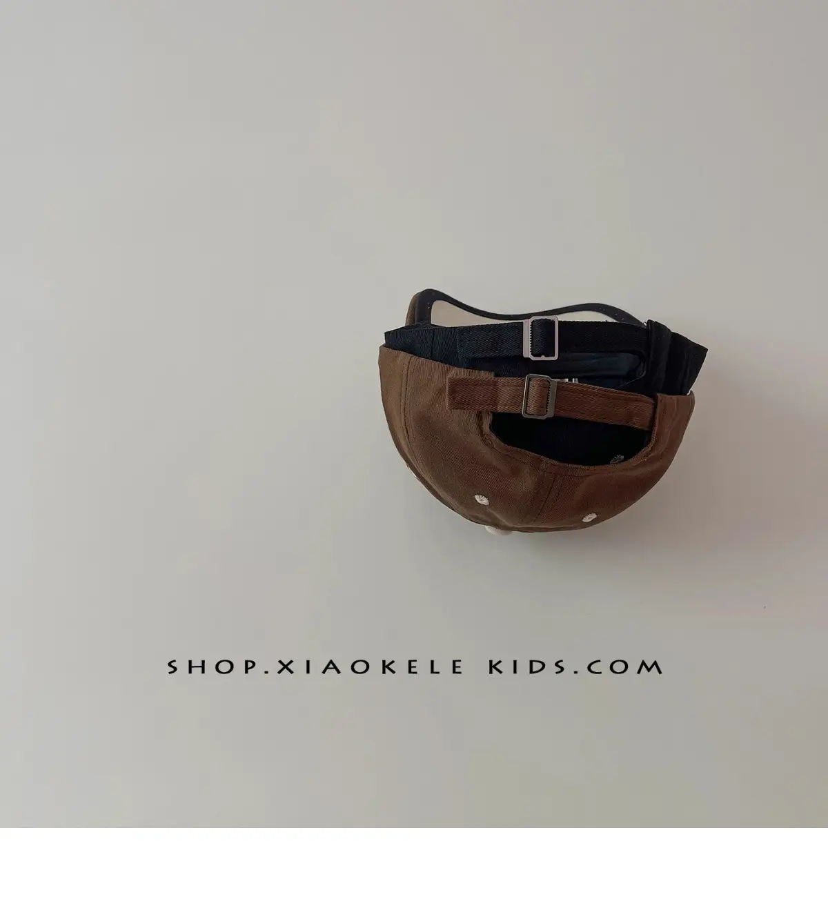Children's Brown Baseball Cap with "INFINIT" Logo — feature 10