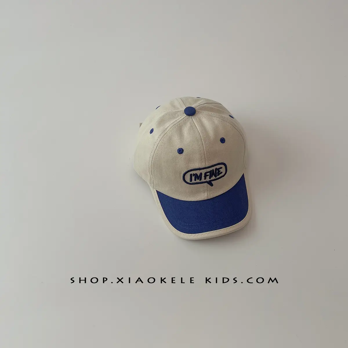 Children's Brown Baseball Cap with "INFINIT" Logo - Image 3