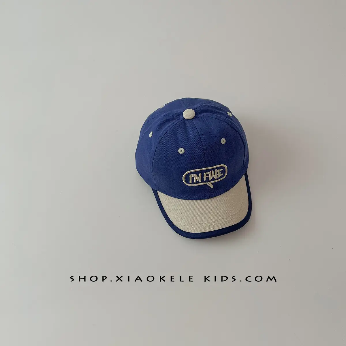 Children's Brown Baseball Cap with "INFINIT" Logo - Image 4