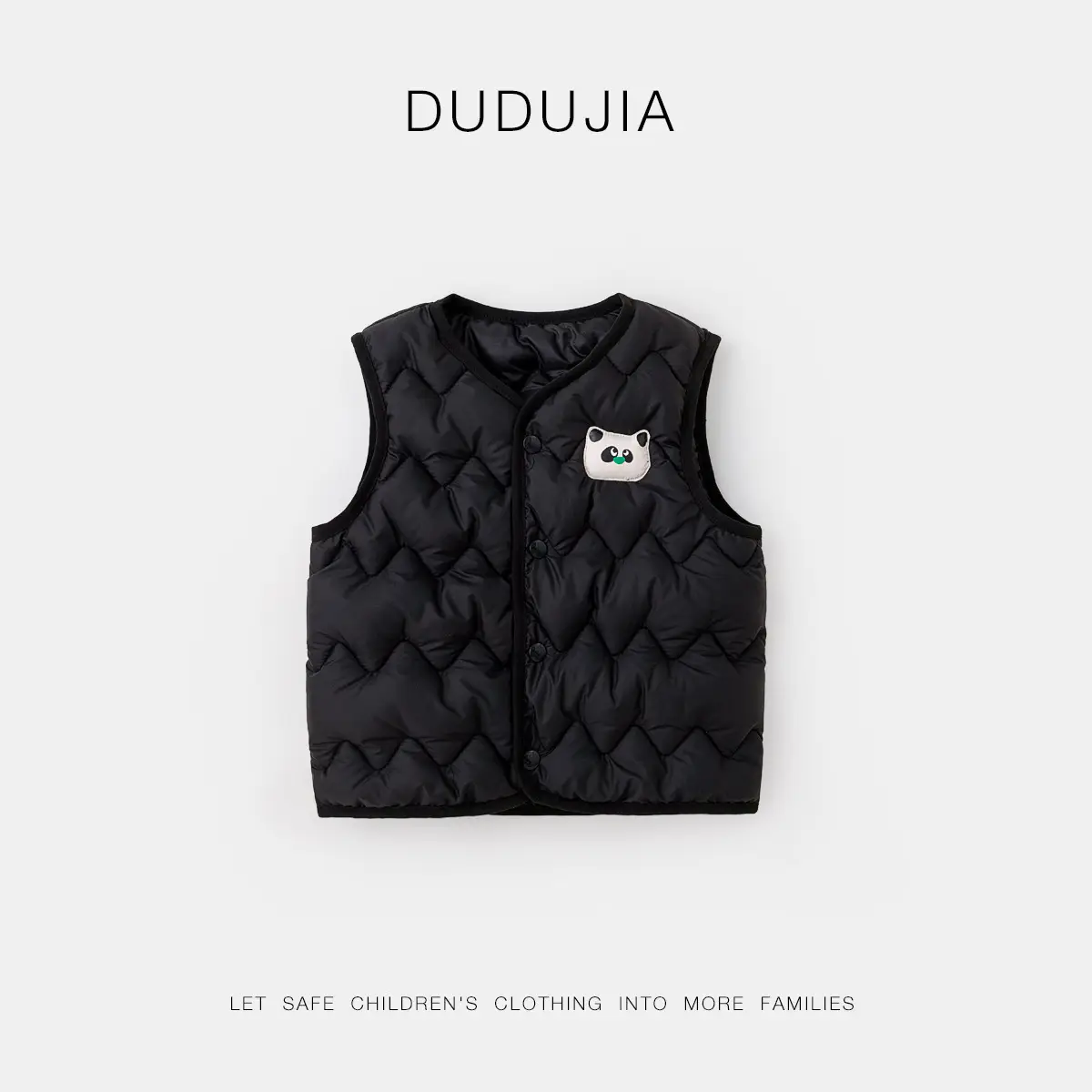 Dudu Kids' 2-Piece Spring Outfit Vest T-Shirt Pants Set - Image 7