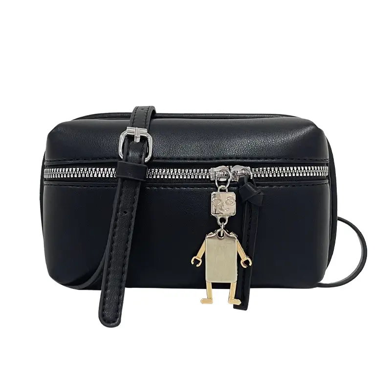Black High-End Cosmetic Bag for Women - Image 3