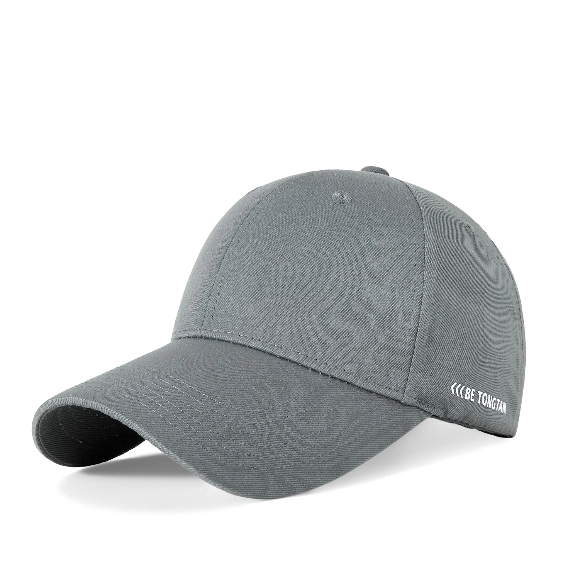 Black Adjustable Baseball Cap for Women Sun Protection 18CM - Image 2
