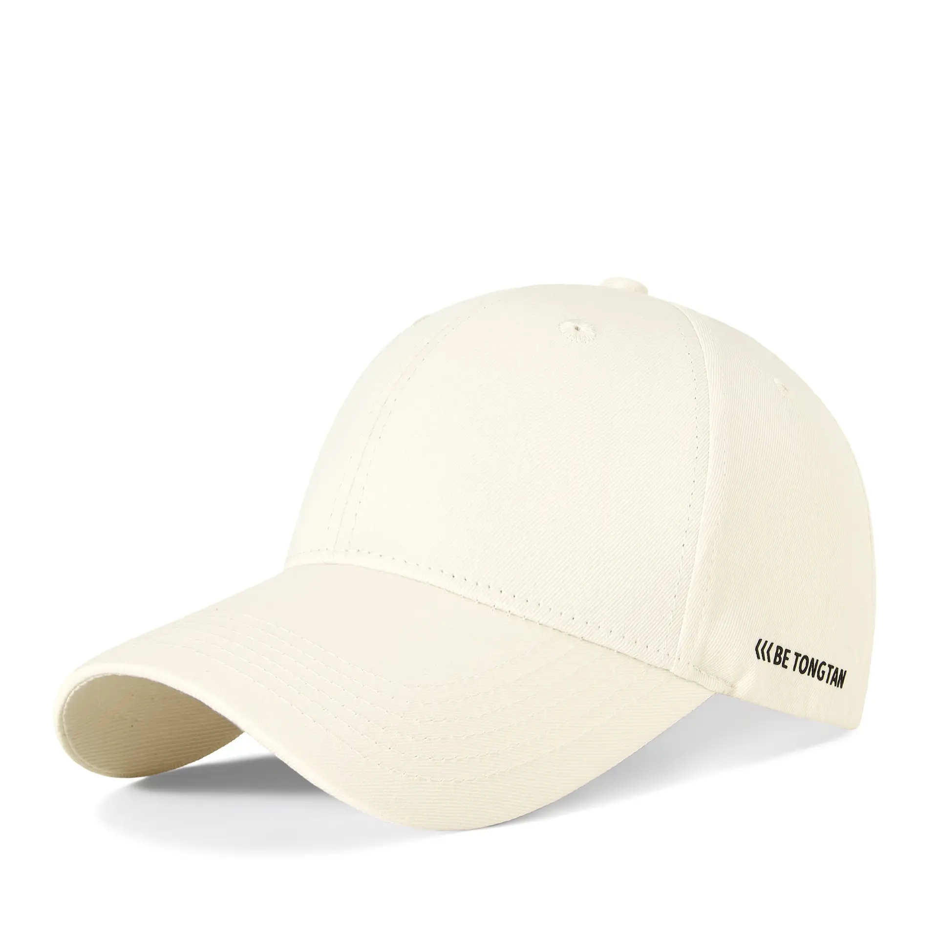 Black Adjustable Baseball Cap for Women Sun Protection 18CM - Image 3