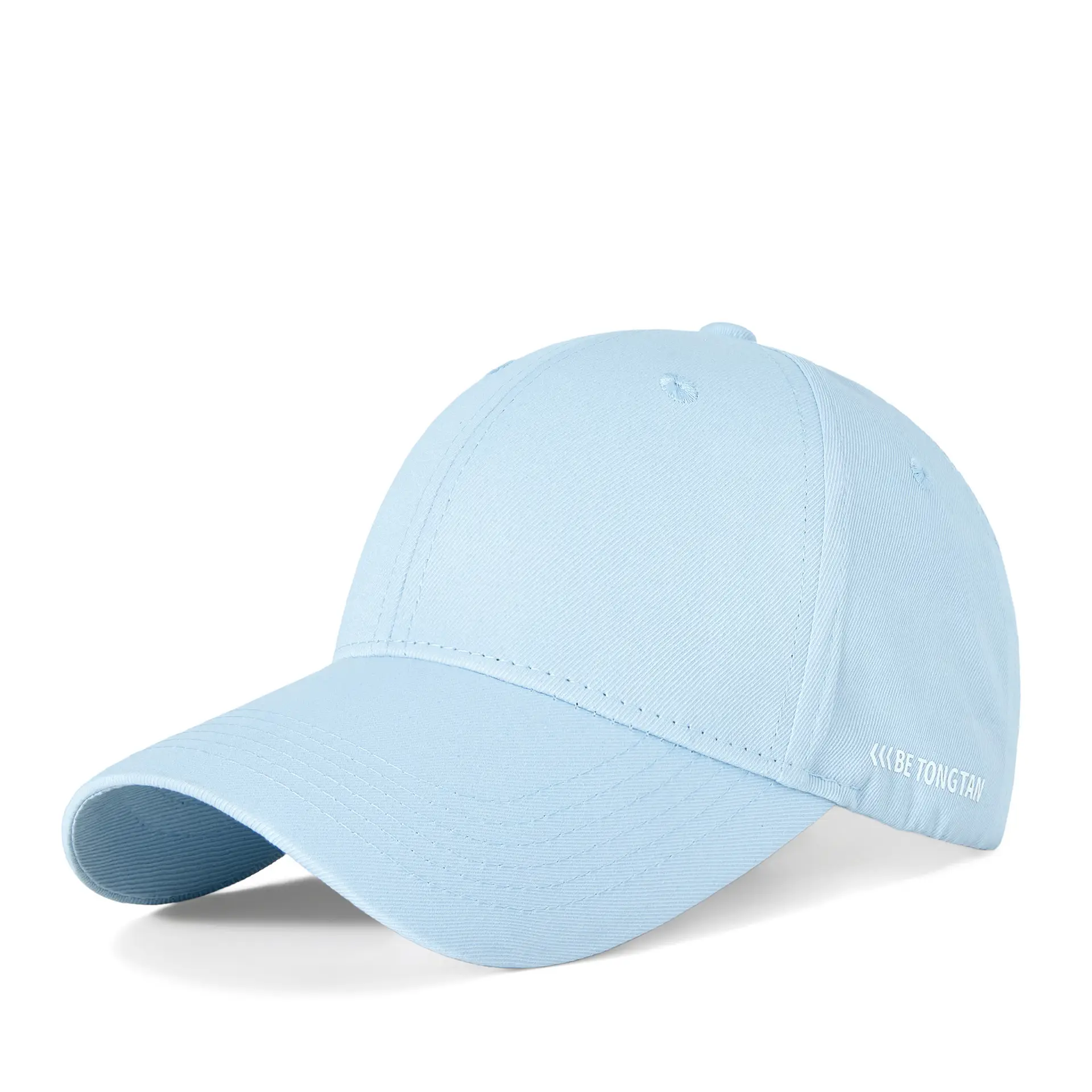 Black Adjustable Baseball Cap for Women Sun Protection 18CM - Image 4