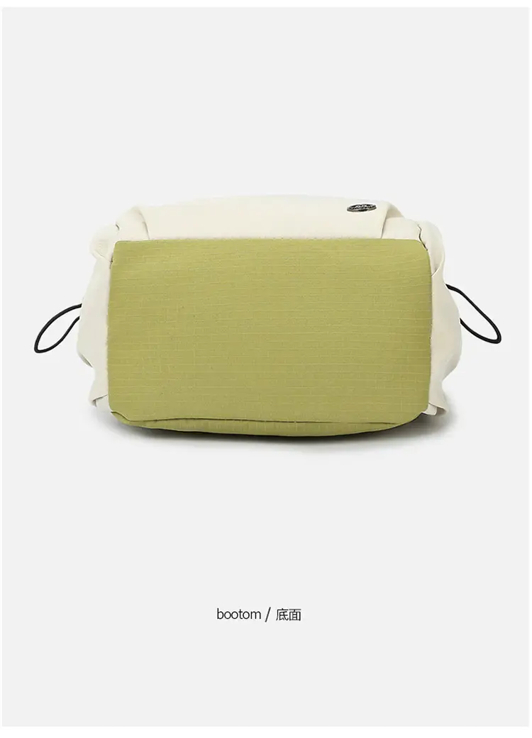Trendy Orange Beige Korean Style Backpack — feature 31