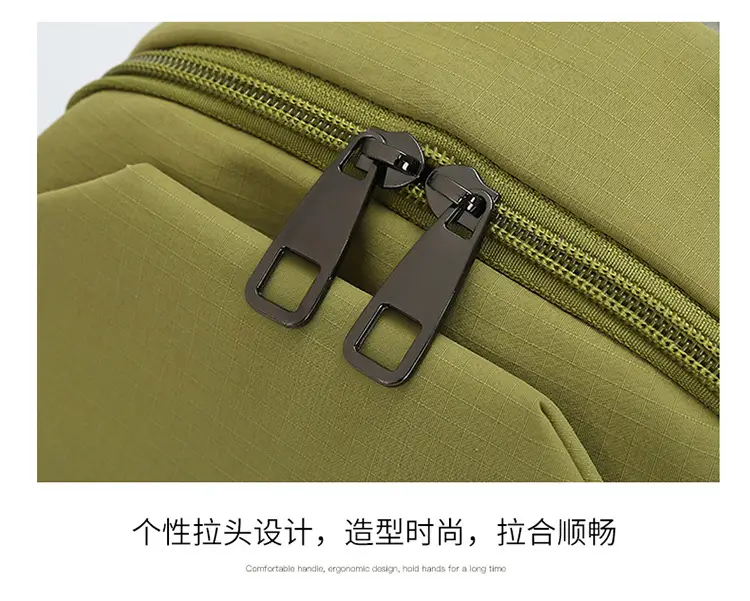 Trendy Orange Beige Korean Style Backpack — feature 33