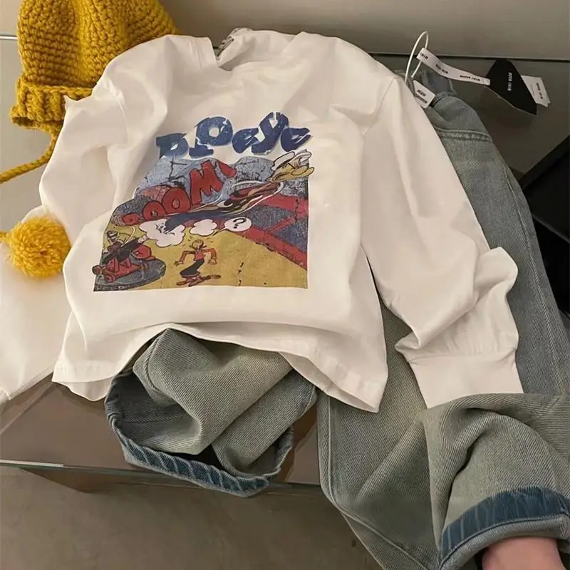 Korean Boys T-Shirt Printed Long Sleeve 2026 — feature 2