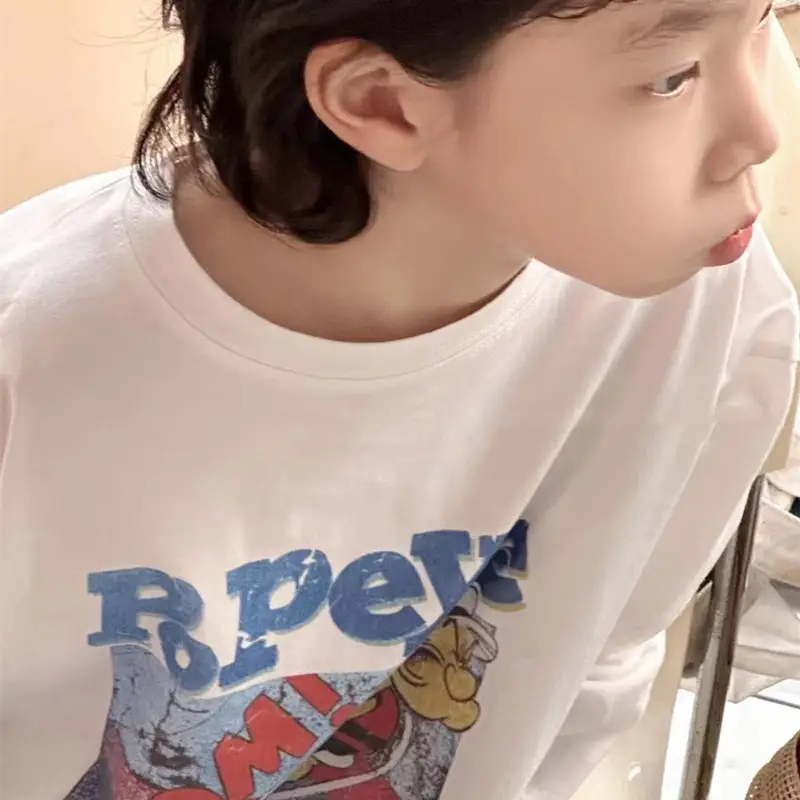 Korean Boys T-Shirt Printed Long Sleeve 2026 — feature 5
