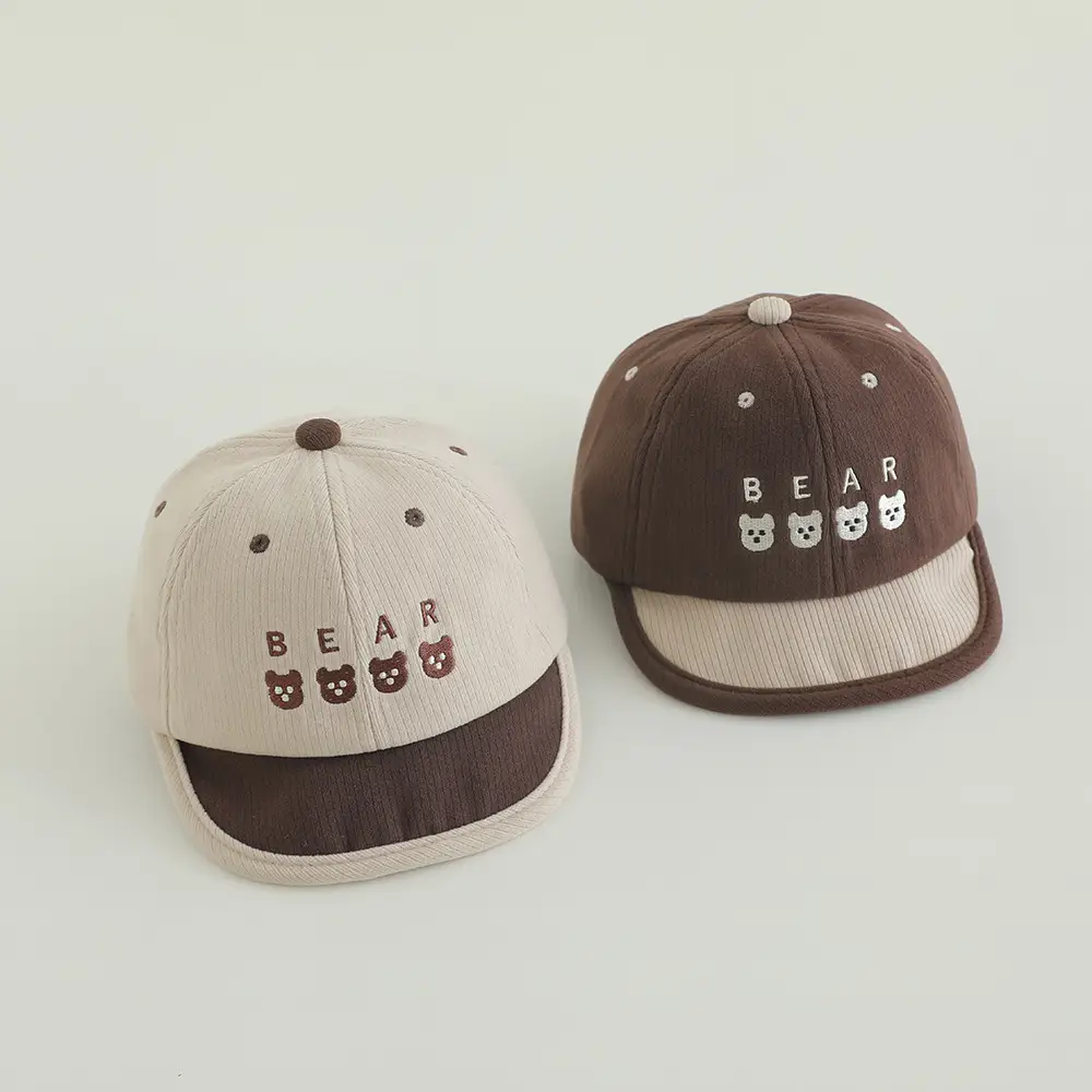 Baby Bear Embroidered Sun Hat for Boys Girls — feature 6