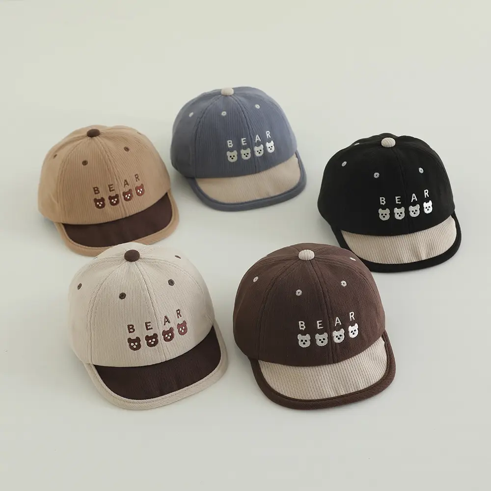 Baby Bear Embroidered Sun Hat for Boys Girls — feature 8