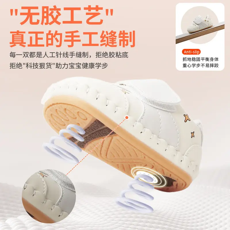 New 0 to 1 Year Old Baby Shoes Soft Sole Baby Toddler Shoes for Men 6-8-12 Months Infants and Girls Spring & Fall Models - Image 5