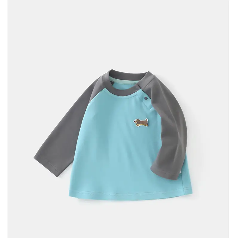 Duuduu Boys Long Sleeve T-Shirt Brown White 2025 — feature 28