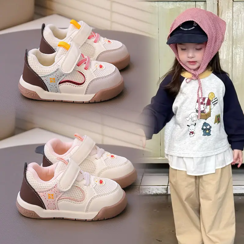 Baby Toddler Shoes Spring and Autum Baby Shoes Soft Sole Toddler Shoes Kidsren's Mesh Shoes Girls' Shoes Boys Summer Mesh - Image 3