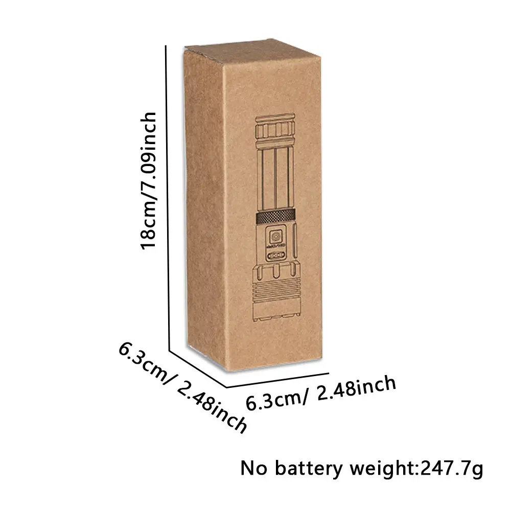 Ultra Bright Flashlight with USB Charge & Waterproof Design — feature 12