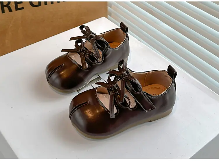 Little Girl Leather Shoes Princess Design 2025 — feature 18
