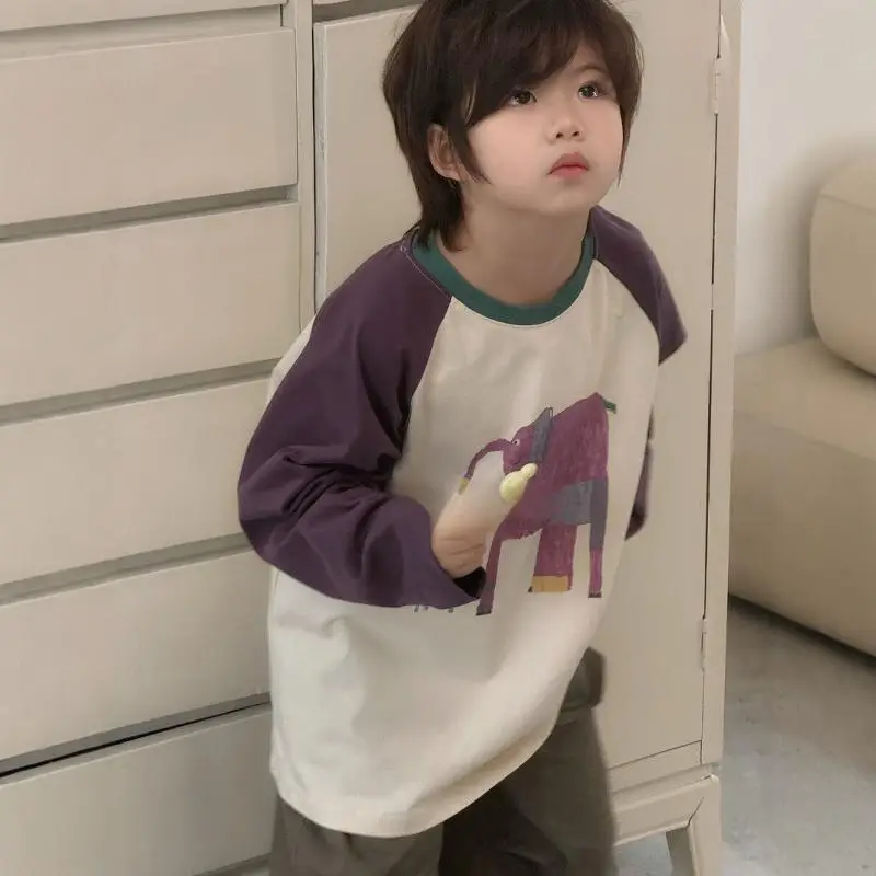Boys Printed Raglan Sleeve T-Shirt Spring Autumn 2026 — feature 2