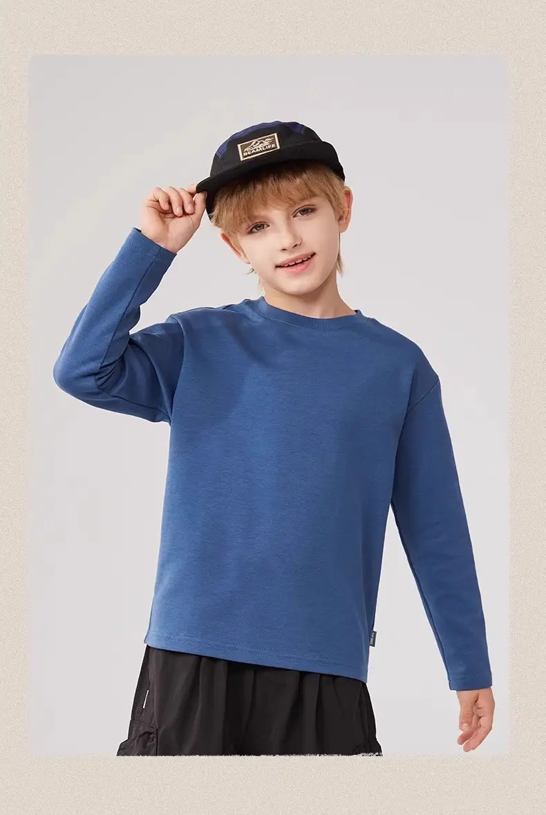 Children's Sportswear Girls Long-Sleeved T-Shirt Clothes 2025 Autum New Style Girls Spring and Autum Pure Cotton Autum Clothes — feature 18