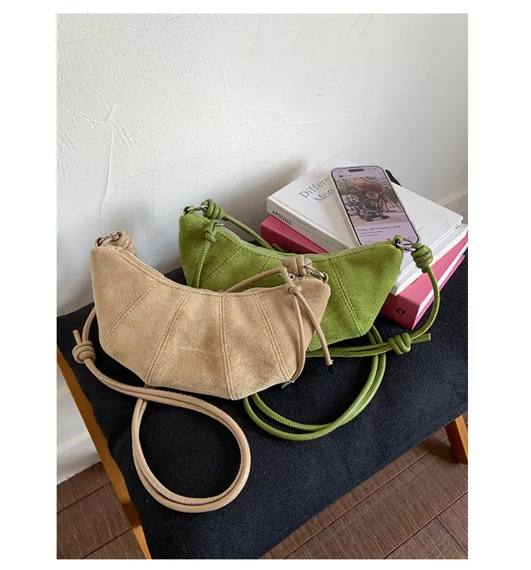 Yellow Suede Crossbody Bag for Women 2025 — feature 34