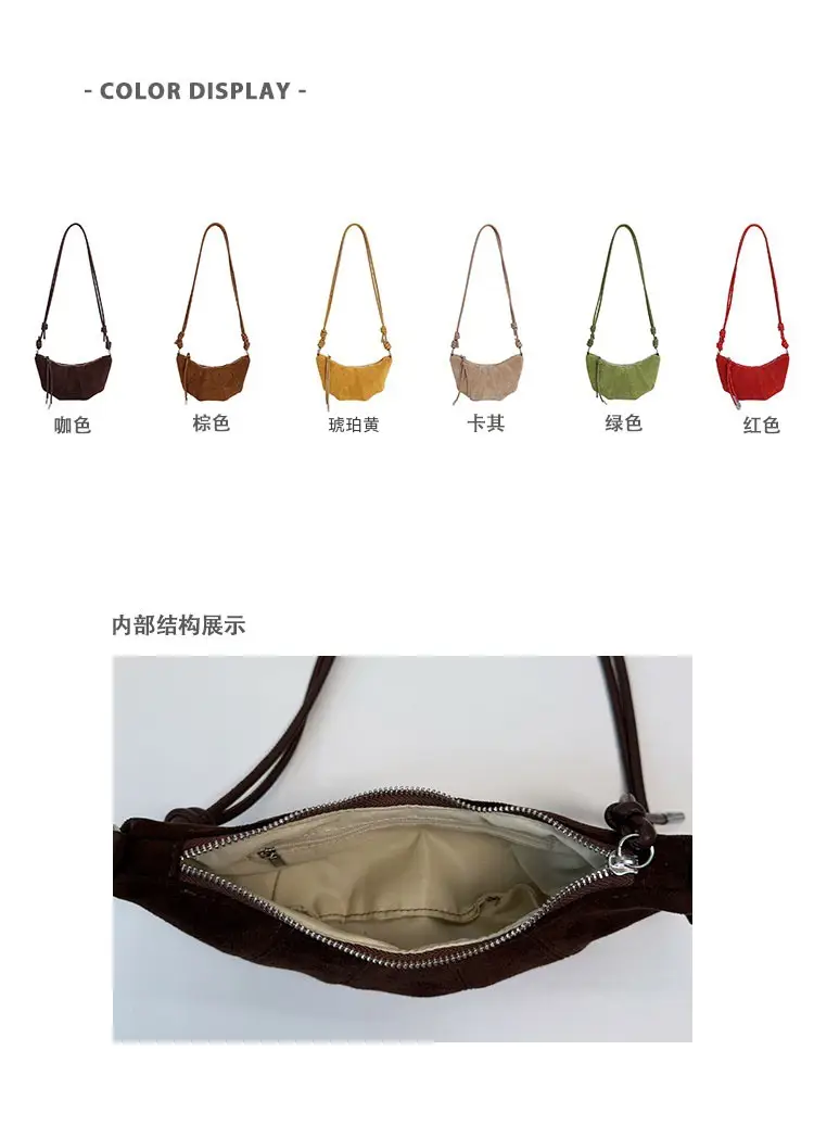 Yellow Suede Crossbody Bag for Women 2025 — feature 43