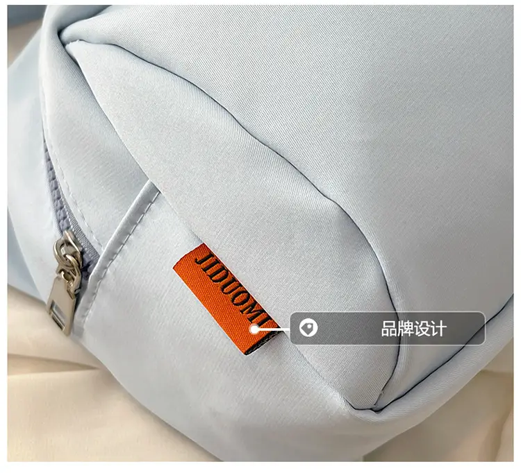 Women's Creamy Shell Shoulder Bag with Pom Pom Charm — feature 6