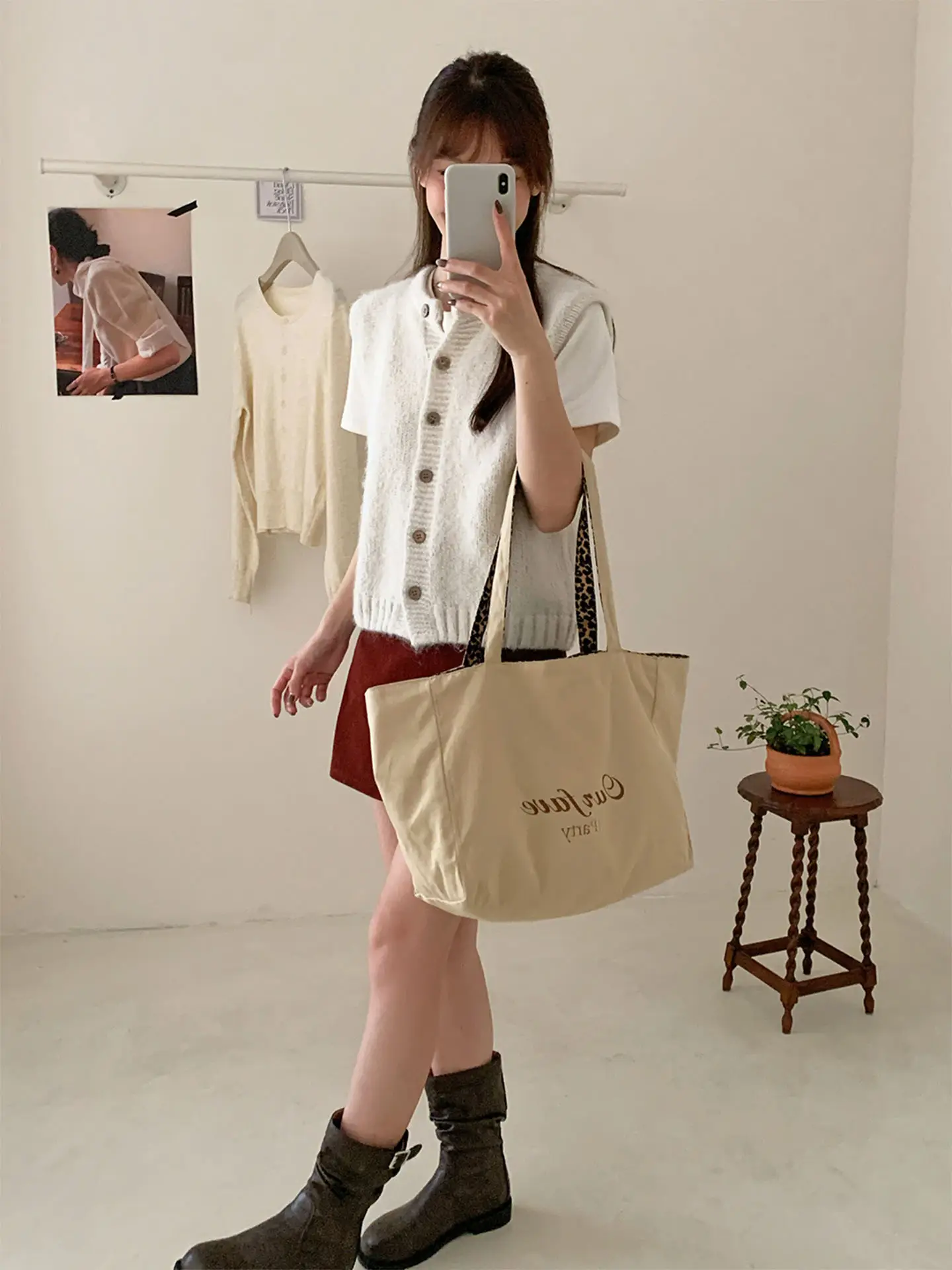 Retro Leopard Print Double-Sided Shoulder Bag for Women — feature 14