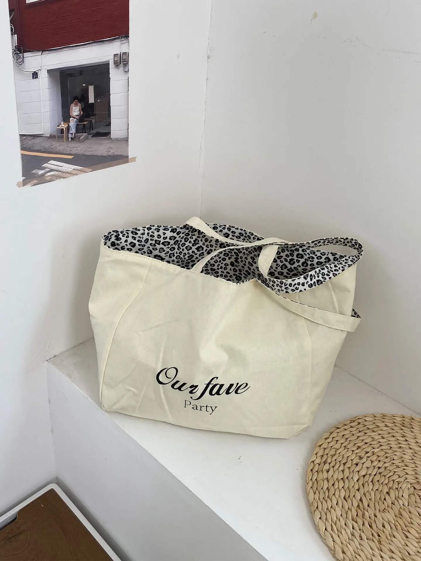 Retro Leopard Print Double-Sided Shoulder Bag for Women — feature 24