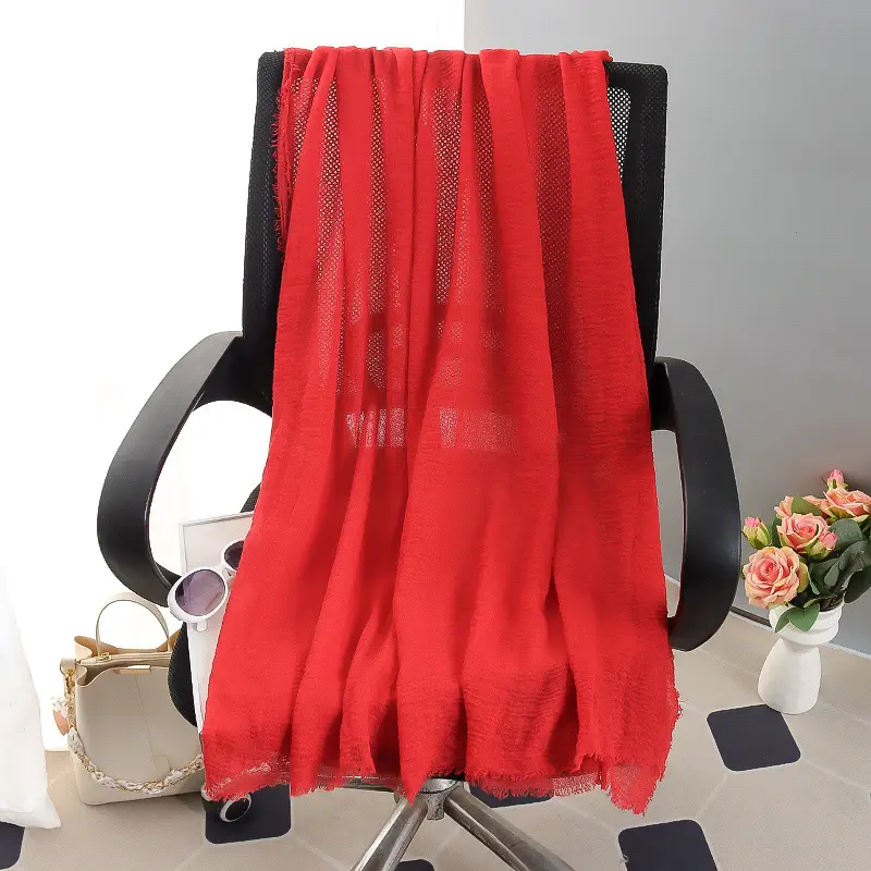 New Spring Scarf for Women Pure Cotton Linen Sun Protection - Image 22
