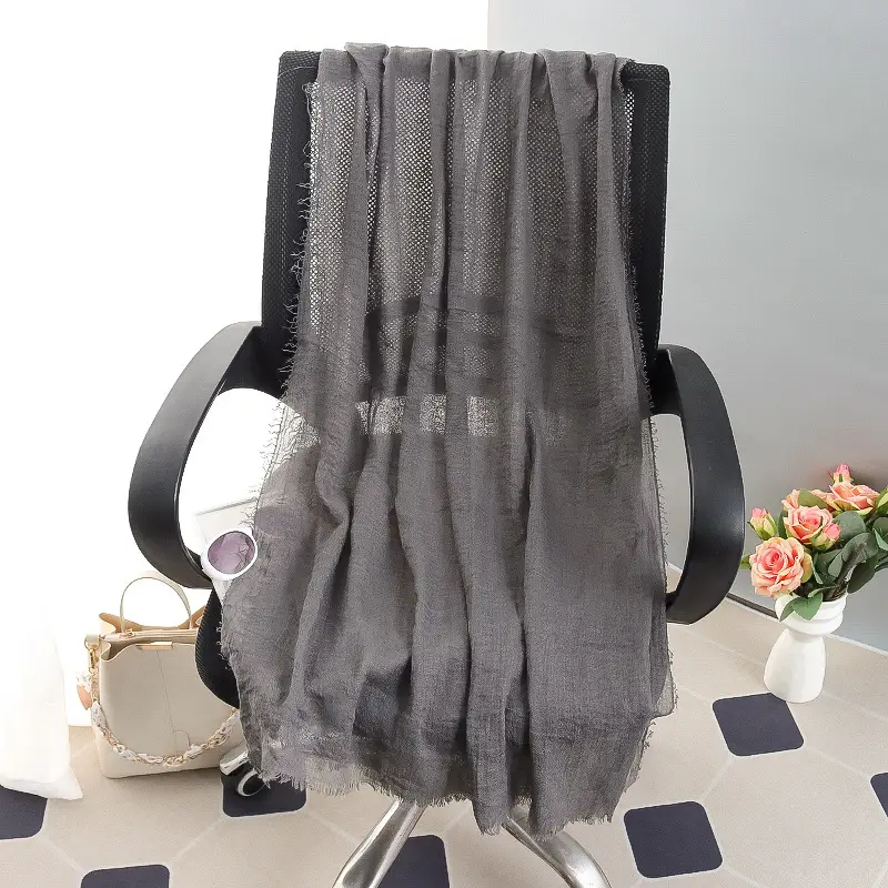 New Spring Scarf for Women Pure Cotton Linen Sun Protection - Image 32