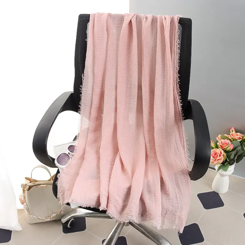 New Spring Scarf for Women Pure Cotton Linen Sun Protection - Image 47