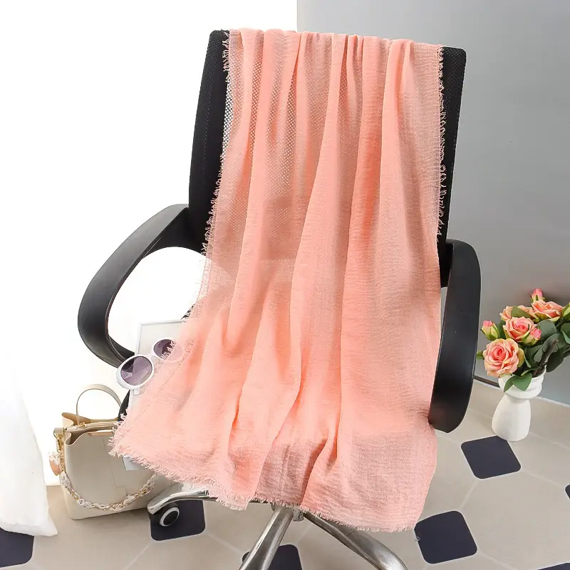 New Spring Scarf for Women Pure Cotton Linen Sun Protection - Image 6