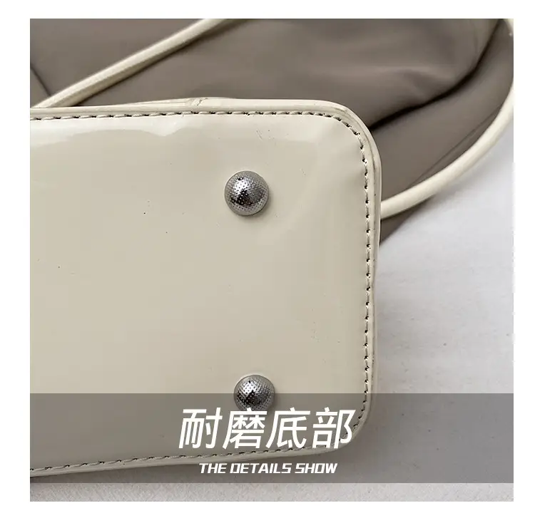 Women's Beige Textured Crossbody Bag 2025 Summer — feature 8