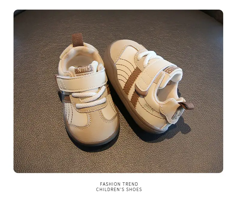 2025 Toddler Shoes White Red Velcro Strap Non-Slip — feature 19