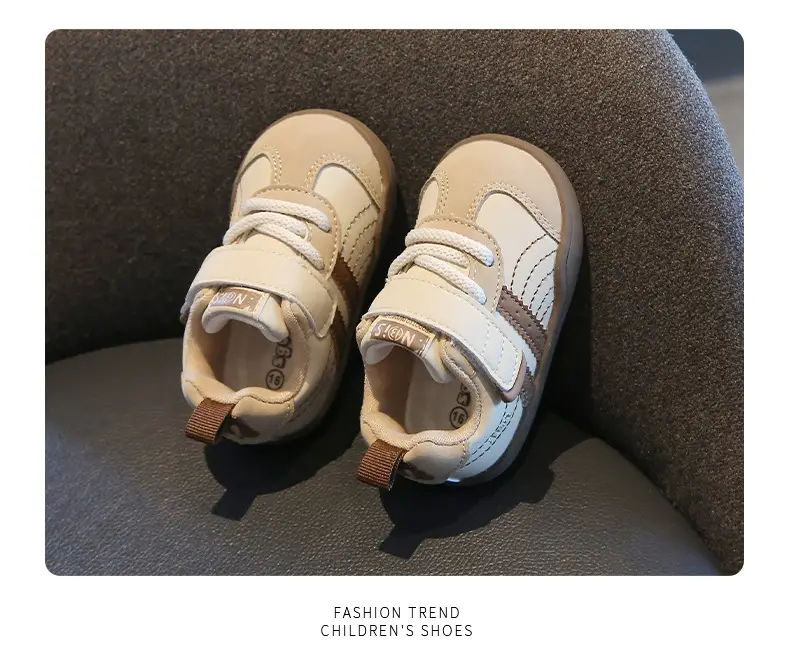 2025 Toddler Shoes White Red Velcro Strap Non-Slip — feature 21