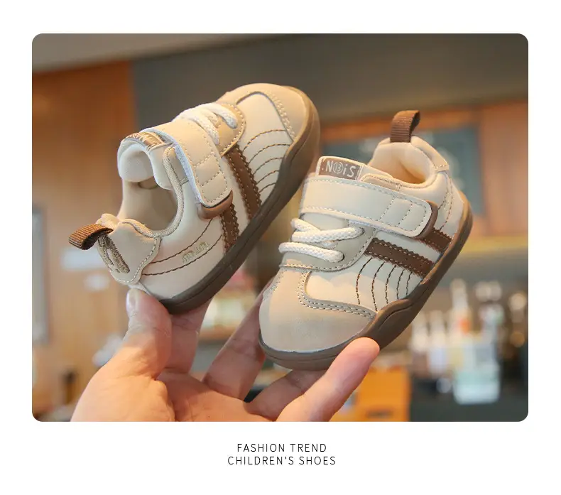 2025 Toddler Shoes White Red Velcro Strap Non-Slip — feature 22