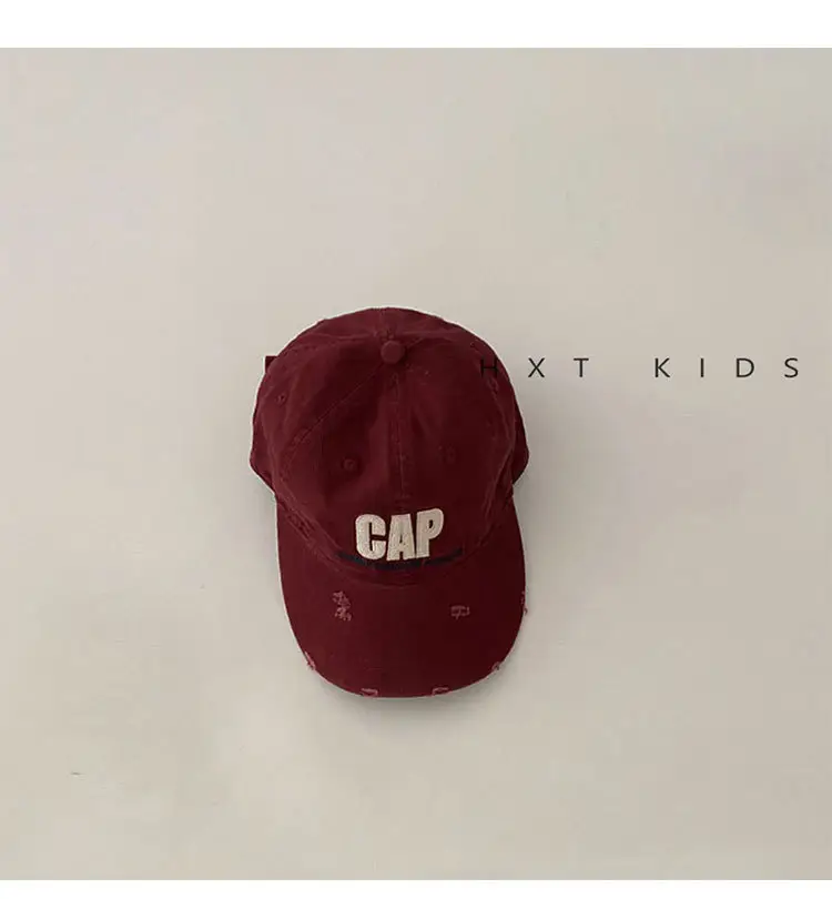 Pink Ripped Cap for Kids with Cap Brand — feature 7