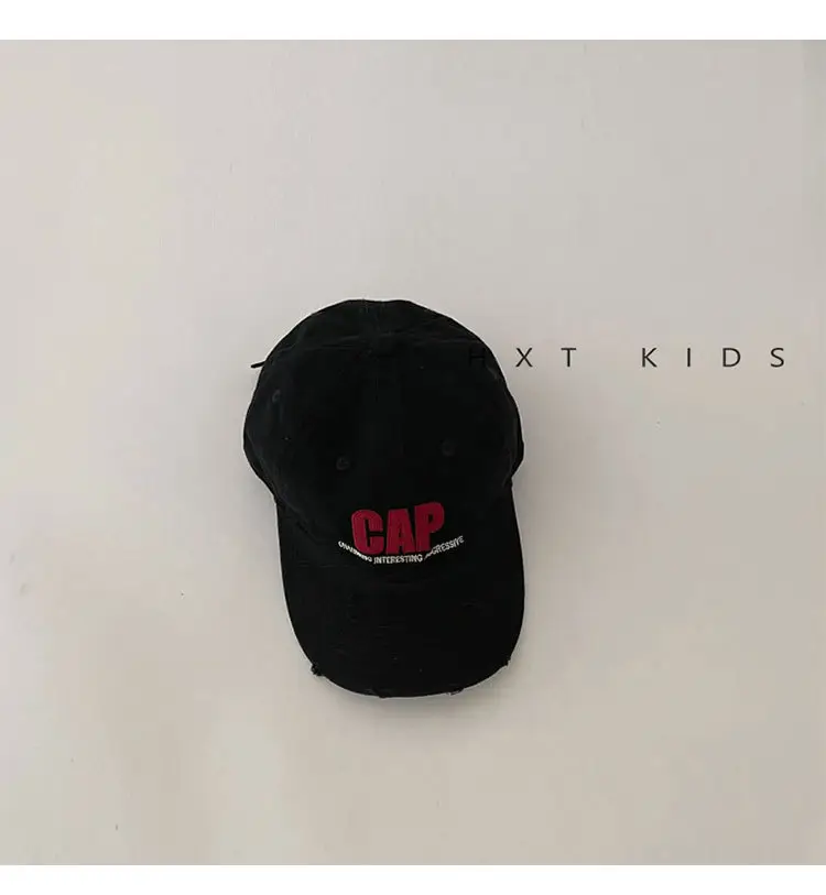 Pink Ripped Cap for Kids with Cap Brand — feature 9