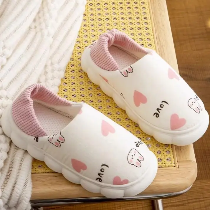 2025 Postpartum Shoes for Women, Spring Style, Closed Heel, Non-Slip, Thick-Soled, Breathable, October Maternity Postpartum Cotton Slippers for Women, Winter - Image 4