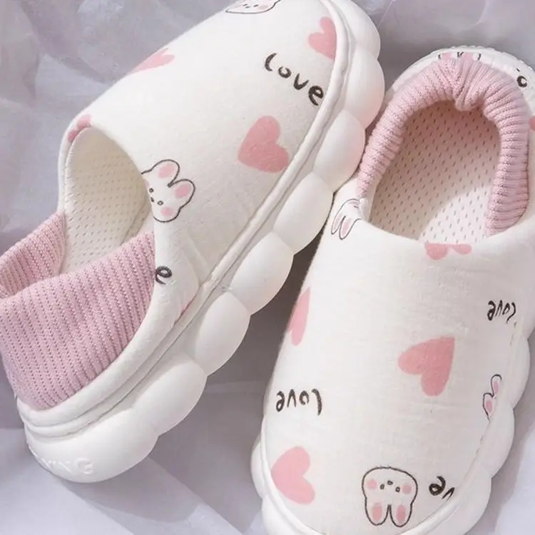 2025 Postpartum Shoes for Women, Spring Style, Closed Heel, Non-Slip, Thick-Soled, Breathable, October Maternity Postpartum Cotton Slippers for Women, Winter - Image 5