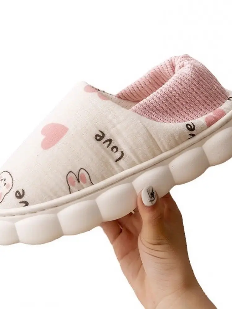 2025 Postpartum Shoes for Women, Spring Style, Closed Heel, Non-Slip, Thick-Soled, Breathable, October Maternity Postpartum Cotton Slippers for Women, Winter — feature 6