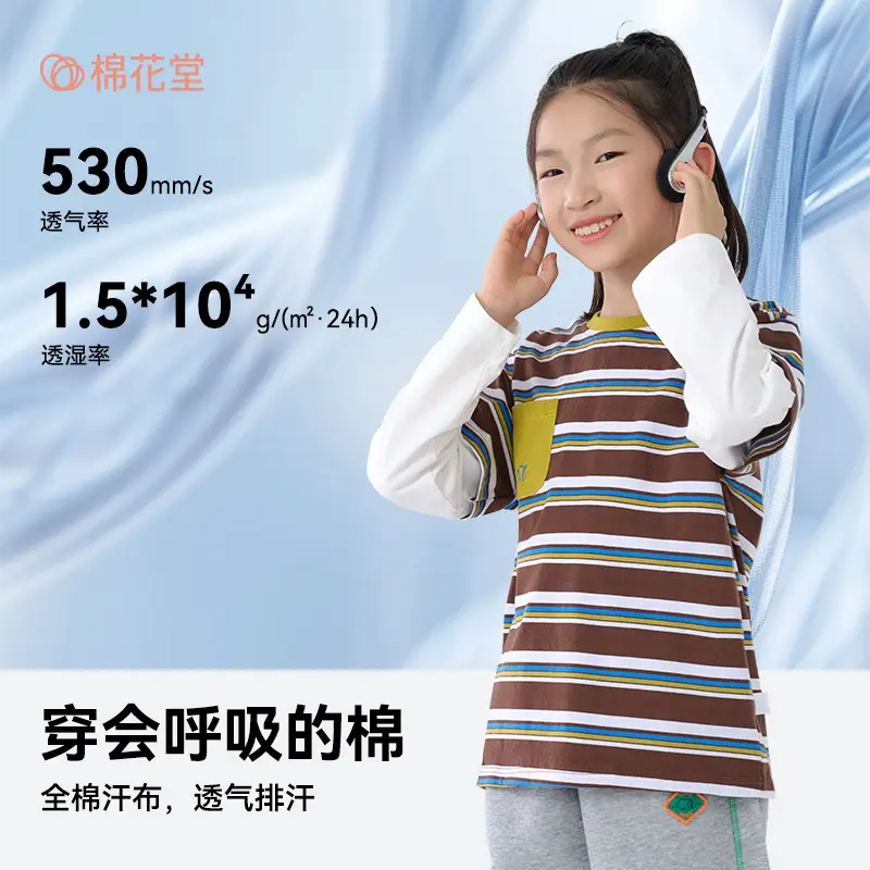 100% Cotton Long Sleeve T-Shirt for Boys Girls Medium Large - Image 5