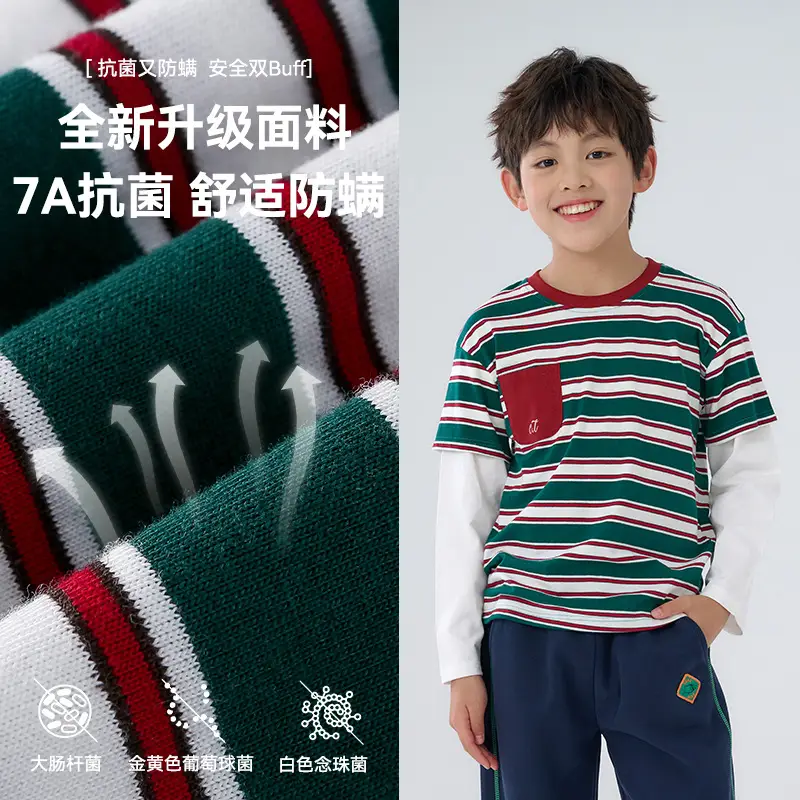 100% Cotton Long Sleeve T-Shirt for Boys Girls Medium Large - Image 6