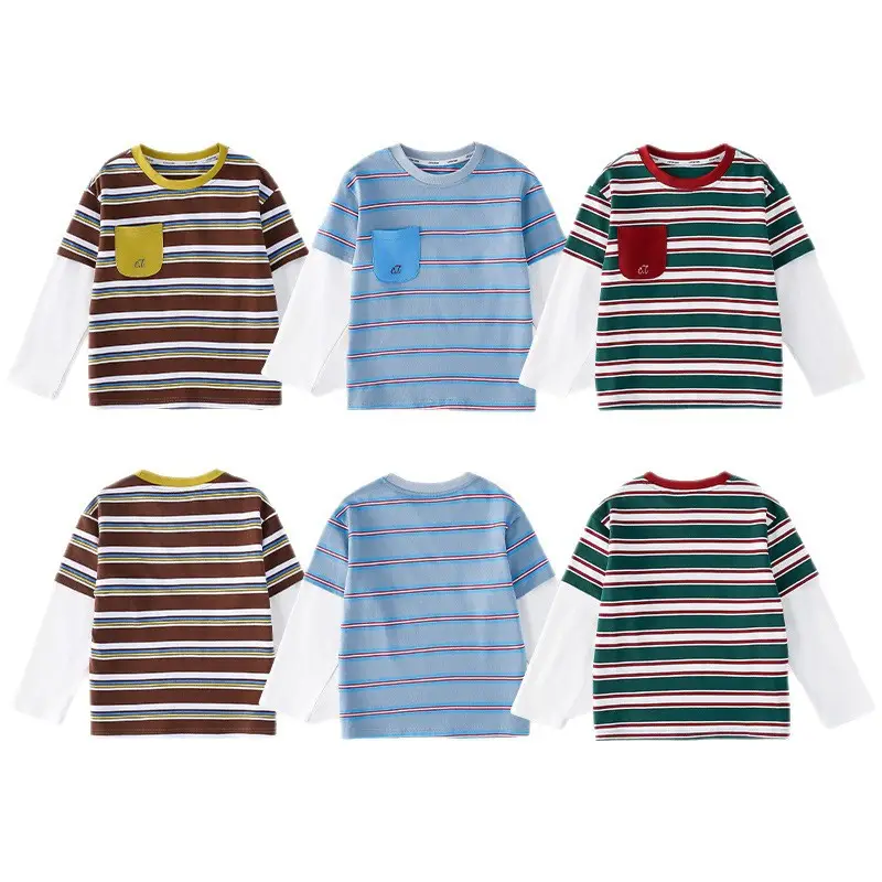 100% Cotton Long Sleeve T-Shirt for Boys Girls Medium Large - Image 8